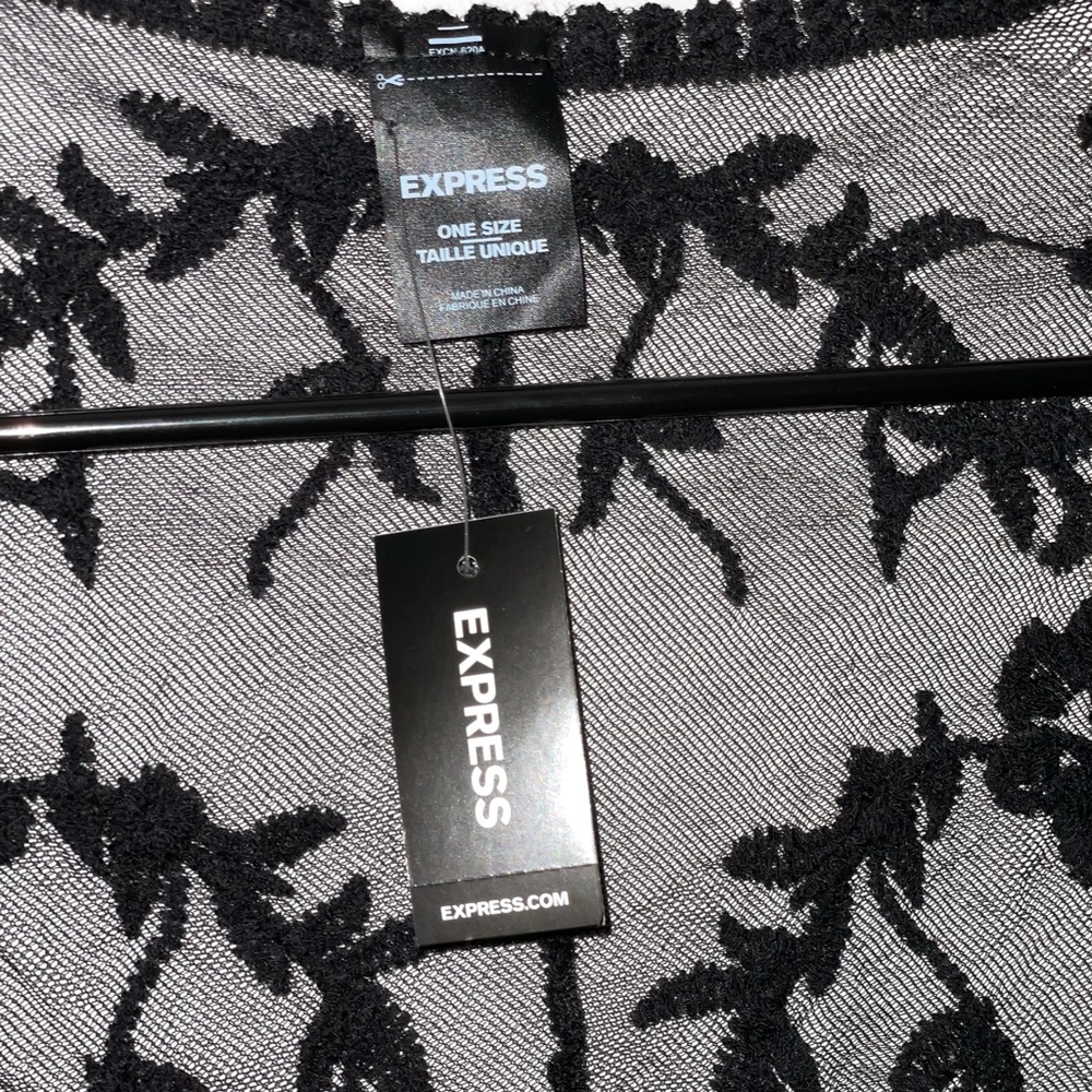 Express Kimono Lace Cover-Up - Picture 8 of 10